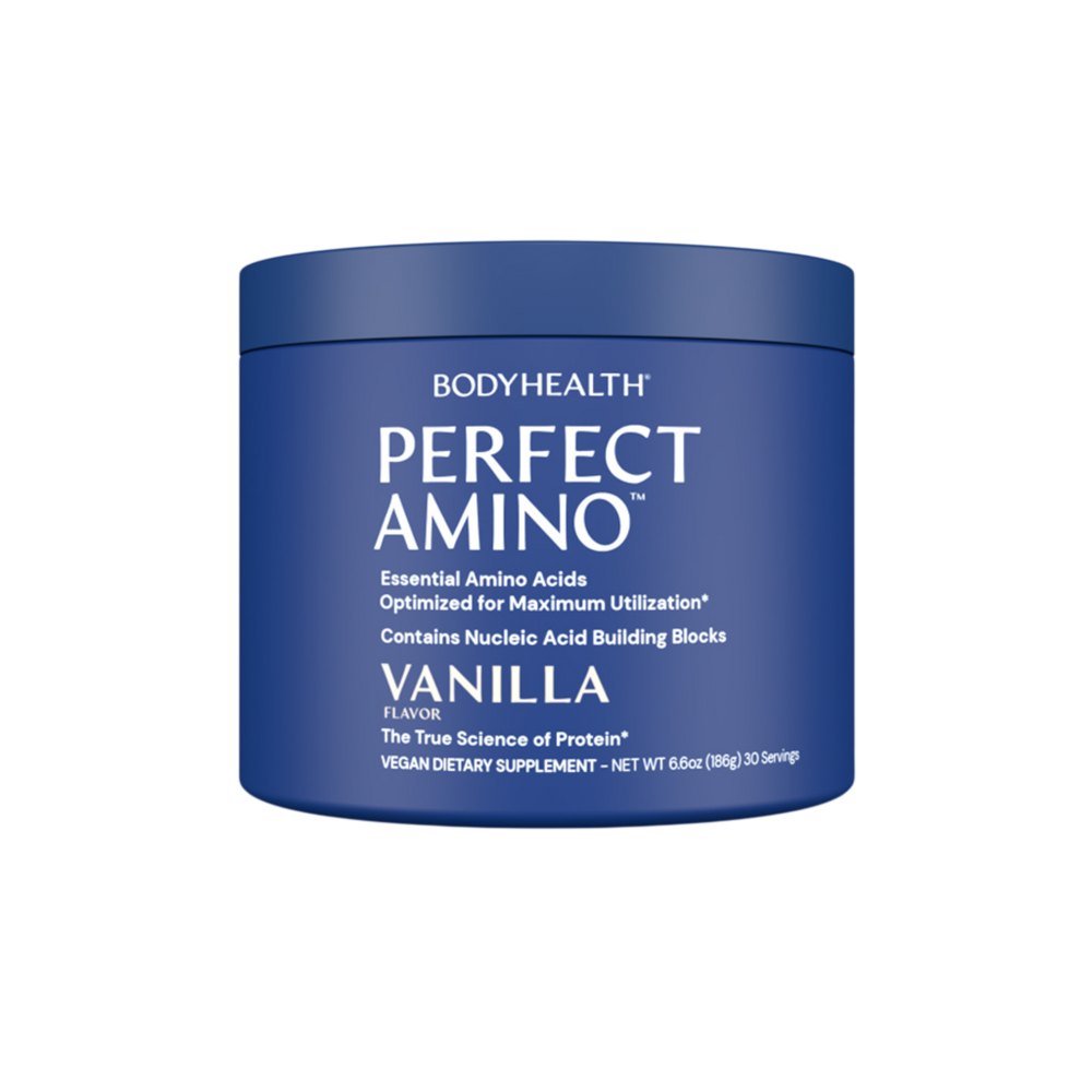 BodyHealth PerfectAmino Powder- Vanilla front pack shot