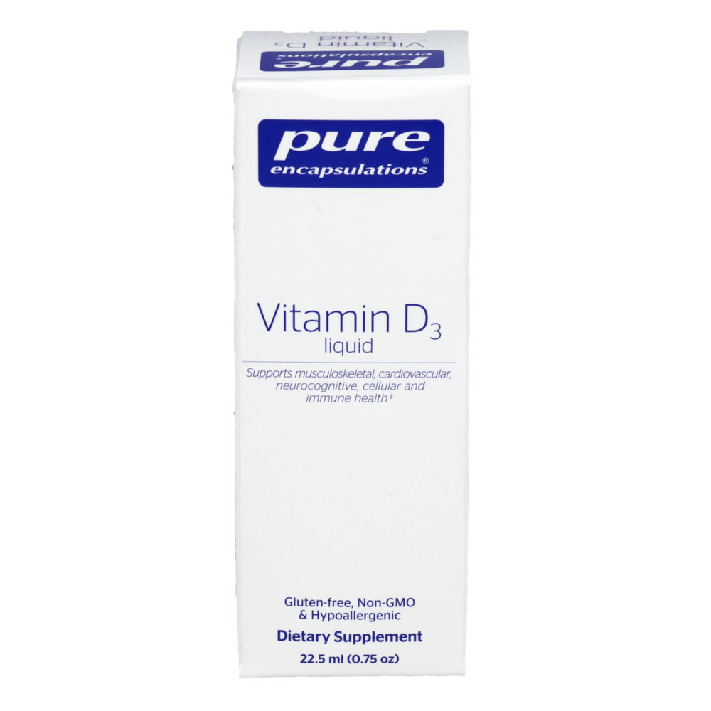Pure Encapsulations Vitamin D3 Liquid front