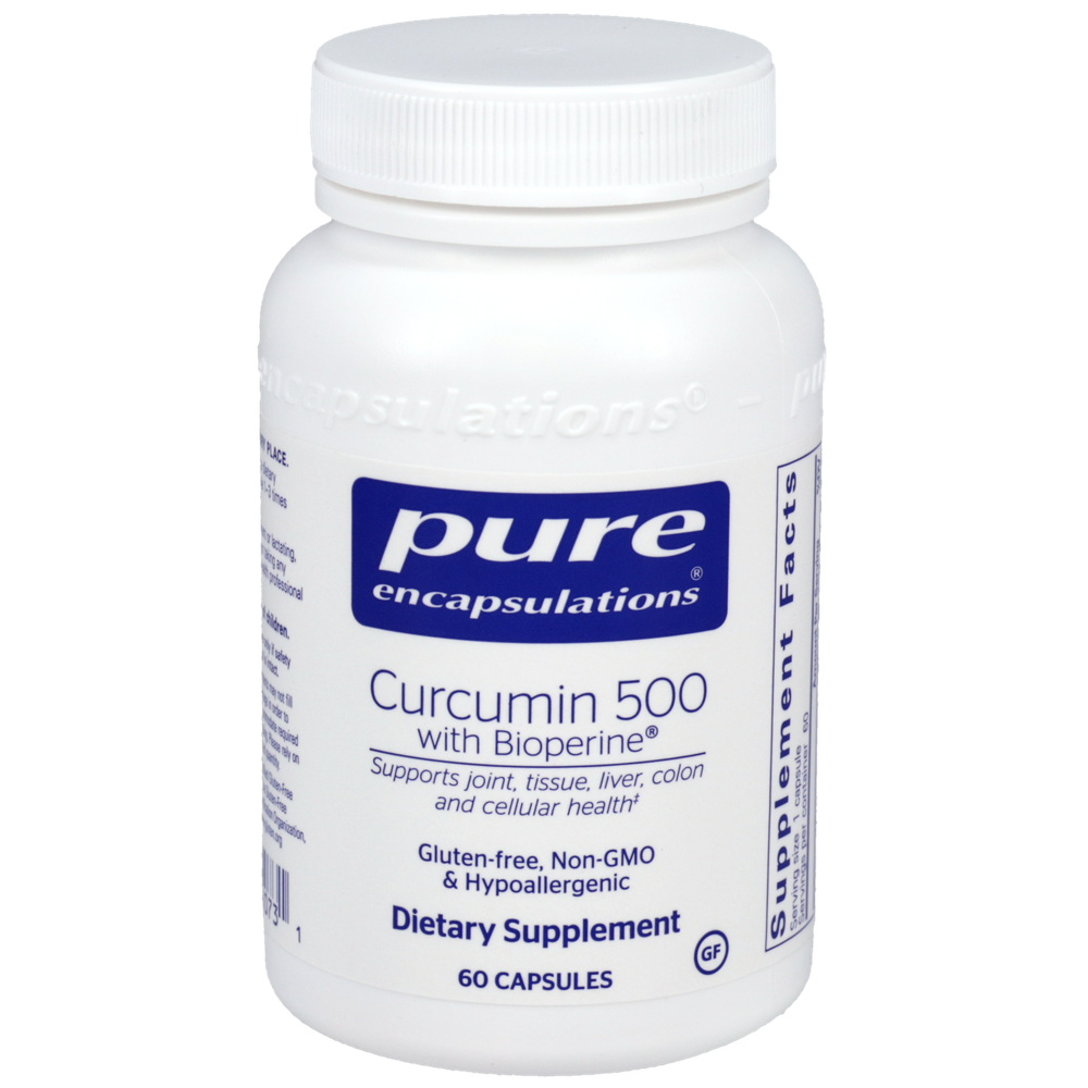 Pure Encapsulations Curcumin 500 w/Bioperine front