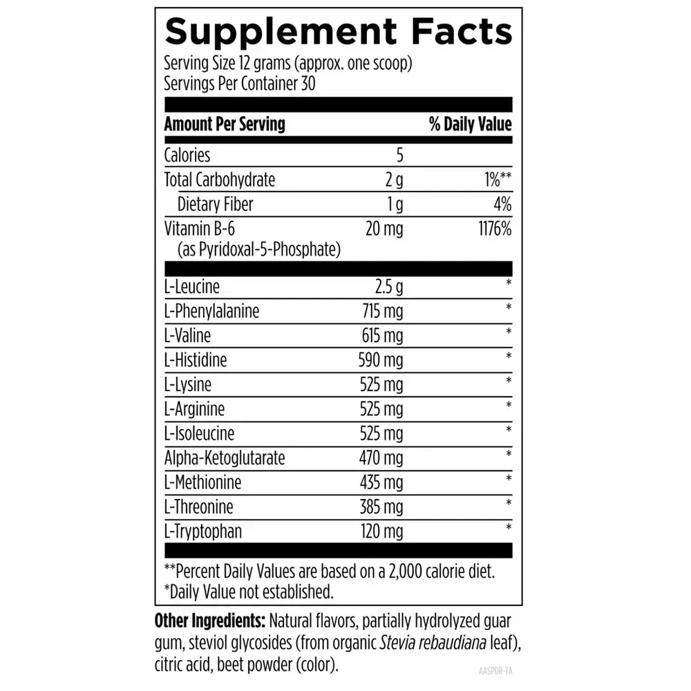 DFH Amino Acid Supreme Powder back