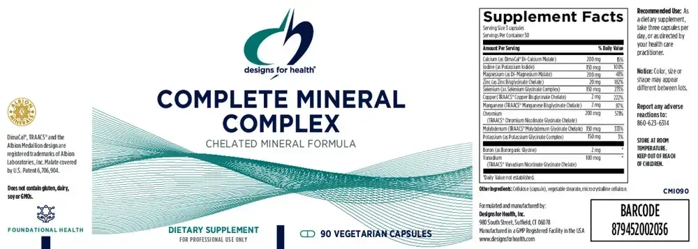 DFH Complete Mineral Complex back