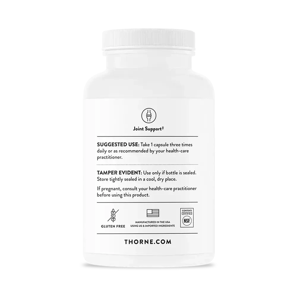 Thorne Glucosamine & Chondroitin back