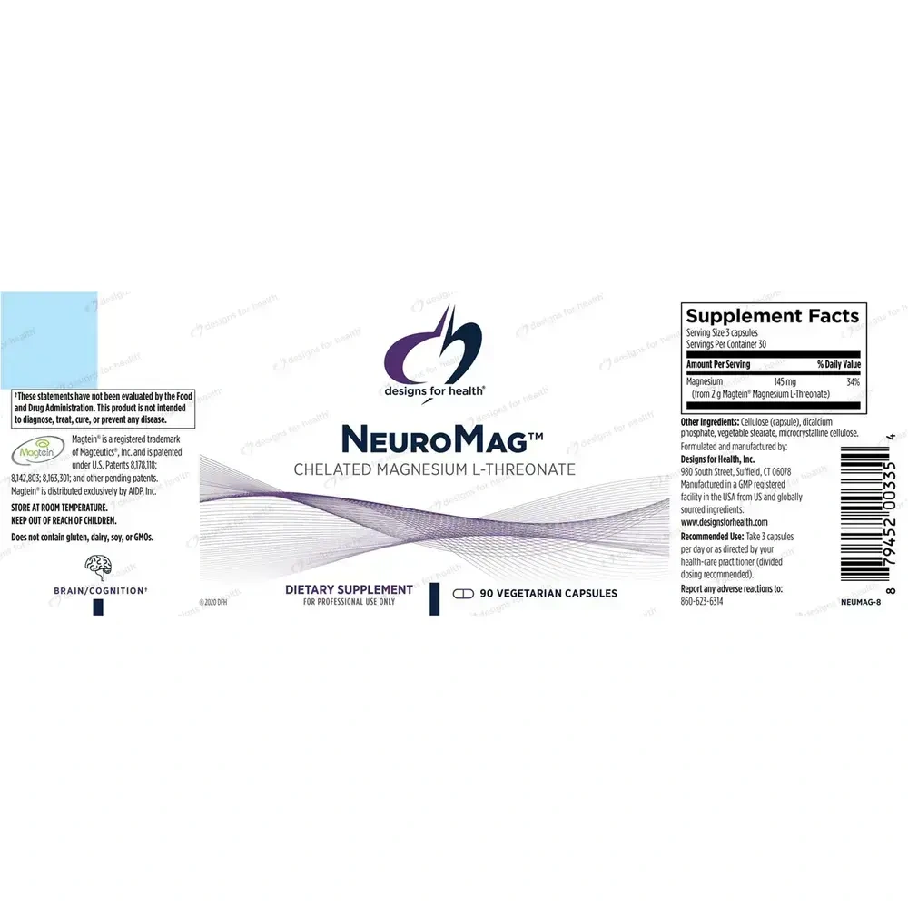 Neuromag Magnesium L-Threonate back