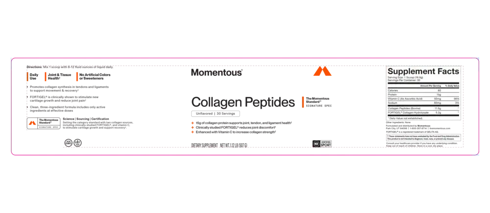 Momentous Collagen Peptides back