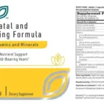SFI Health Prenatal & Nursing Formula back