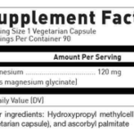 Klean Magnesium label