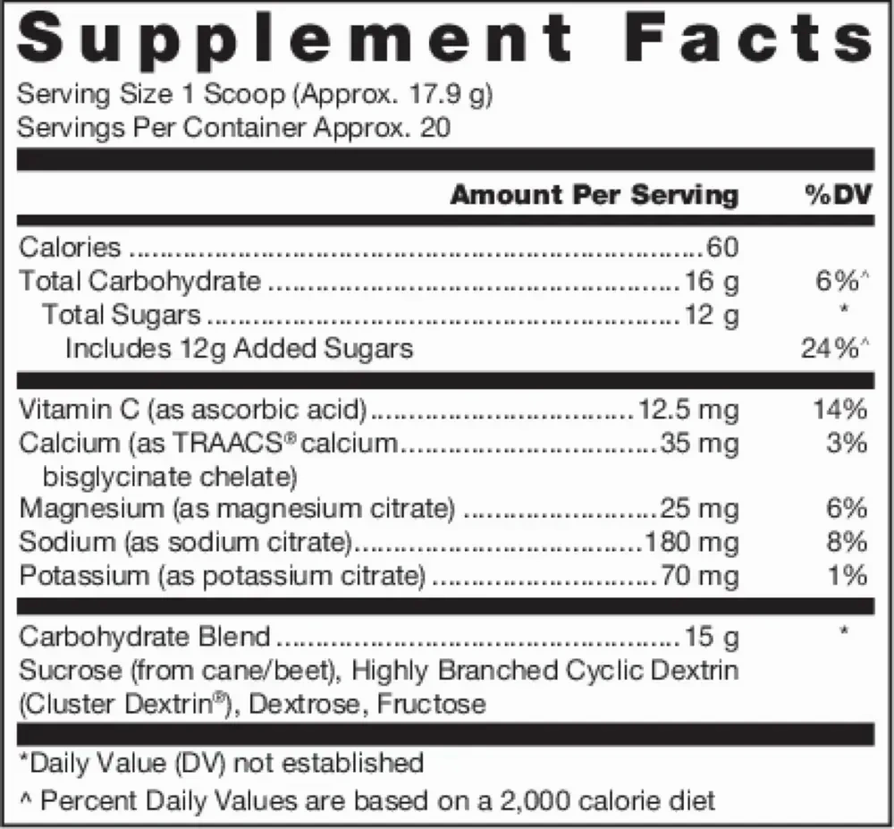 Klean Hydration Natural Orange label