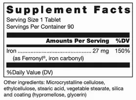 Klean Iron label