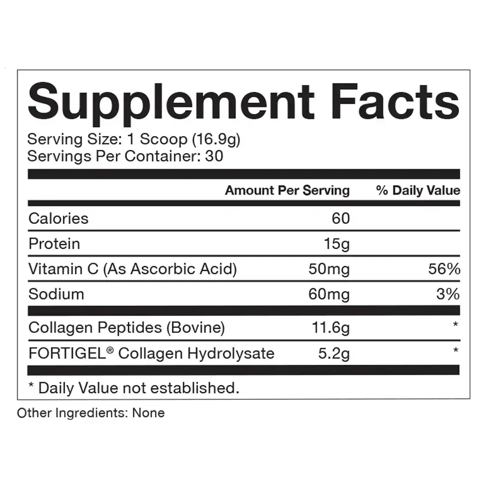 Momentous Collagen Peptides label