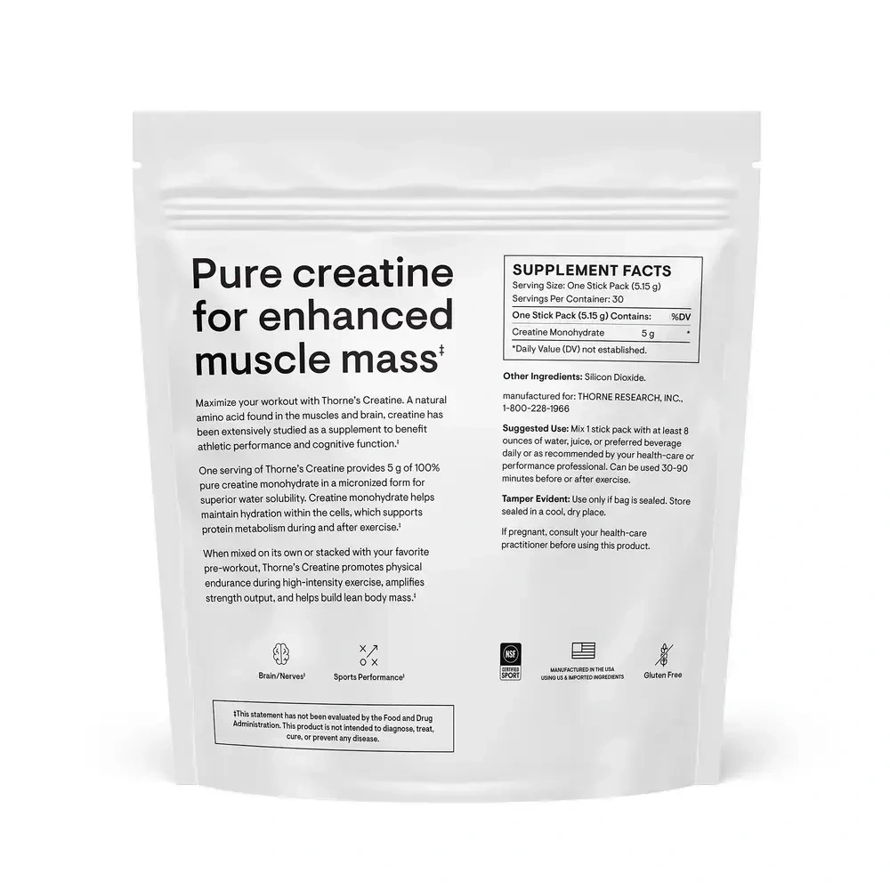 Thorne Creatine Packets back