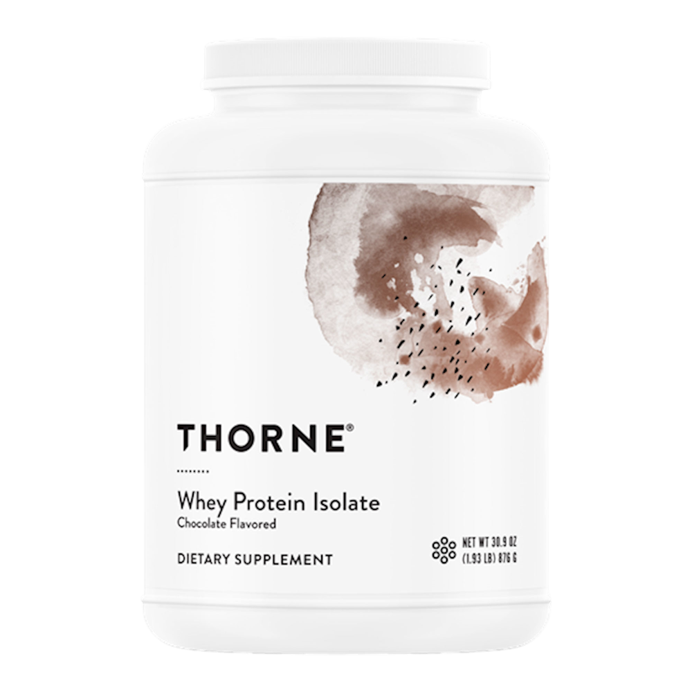 Thorne Whey Protein Isolate Chocolate front